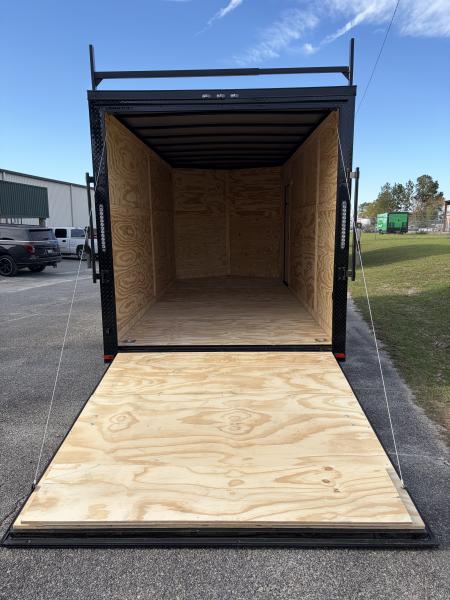 New 7X16TA Black Standard Trailer