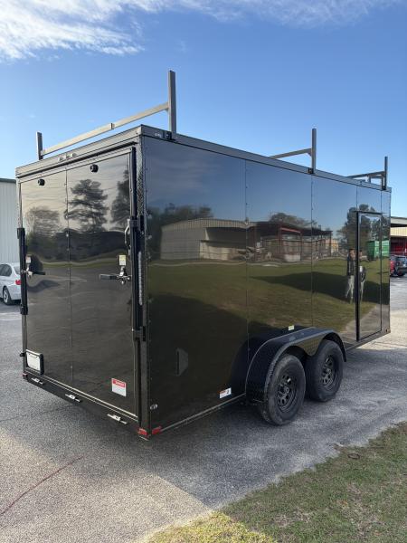 New 7X16TA Black Standard Trailer