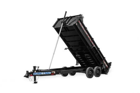 New 2026 Sure-Trac 7x16 15.4K Pro Series I-Beam Telescopic Dump Trailer
