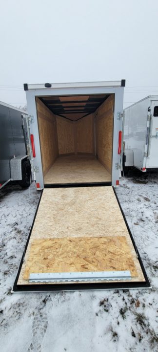 New 2026 Stealth Trailers 5X10 W/RAMP 3K Cargo / Enclosed Trailer Silver