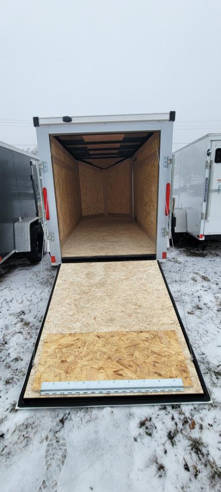 New 2026 Stealth Trailers 5X10 W/RAMP 3K Cargo / Enclosed Trailer Silver