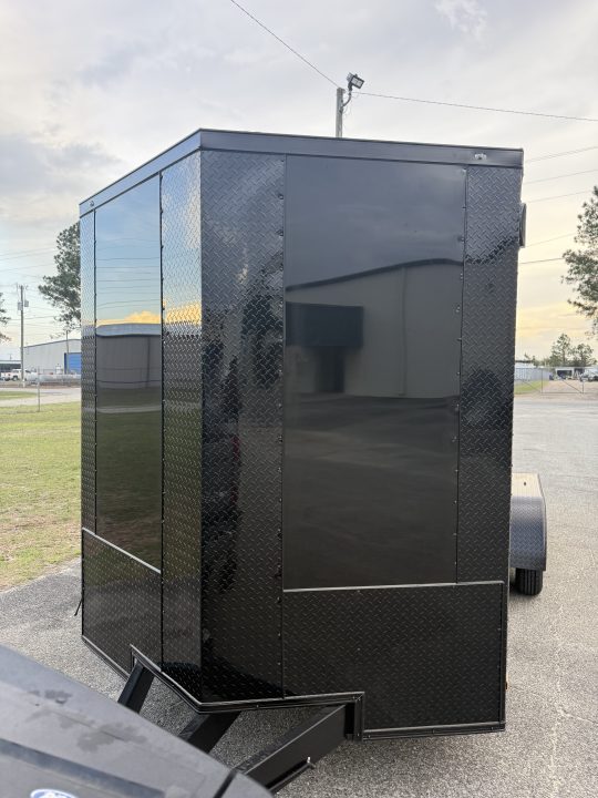 New 7X16TA Black Standard Trailer