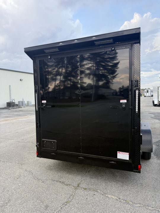 New 7X16TA Black Standard Trailer
