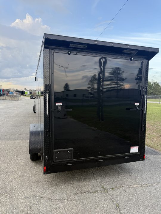 New 7X16TA Black Standard Trailer