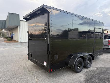 New 7X16TA Black Standard Trailer