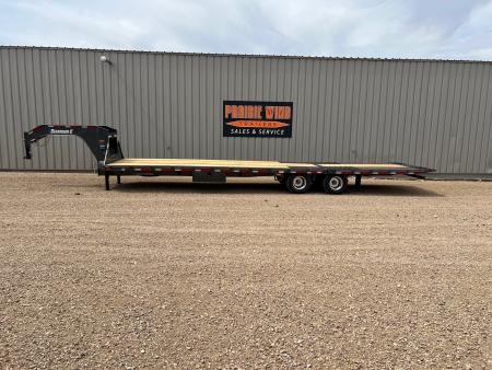 New 2026 Diamond C Trailers 35' FMAX212HDT Gooseneck Hydraulic Tail Flatbed Trailer