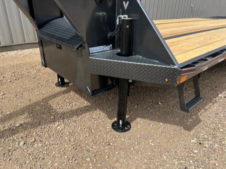 New 2026 Diamond C Trailers 35' FMAX212HDT Gooseneck Hydraulic Tail Flatbed Trailer