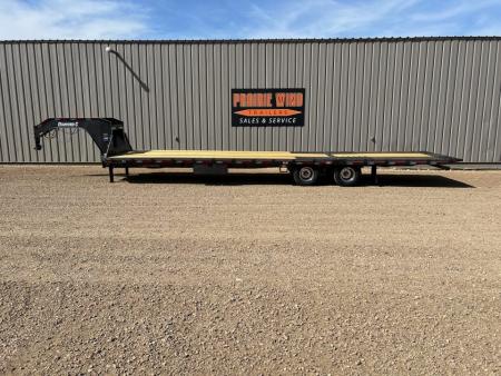 New 2026 Diamond C Trailers 35' FMAX212HDT Gooseneck Hydraulic Tail Flatbed Trailer