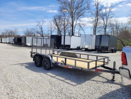 New 2026 WD Trailers 77x14 TA Straight deck Utility Trailer with 48  gate, 35k axles, Diamond series Utility Trailer