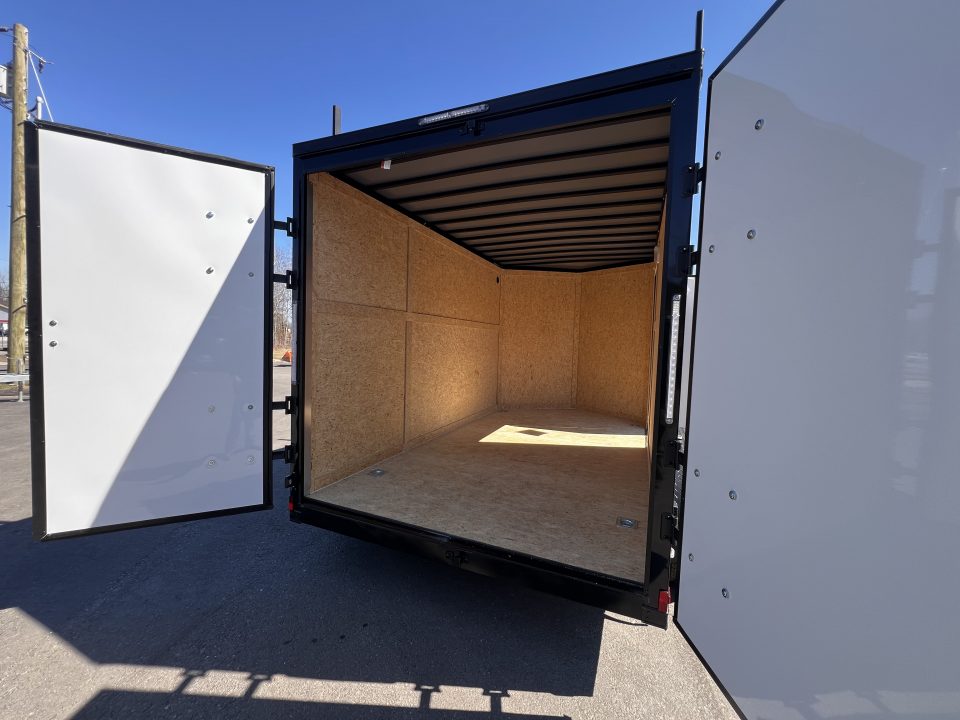 New 2026 Spartan 7X12 +2ft V-nose /7' interior height / .080 Polycore/ Blackout Package/Contractor Package/ Walkable-Roof- 7000GVW