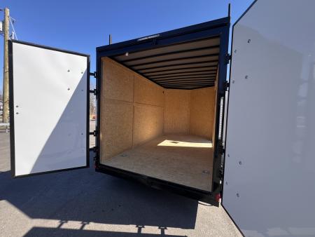 New 2026 Spartan 7X12 +2ft V-nose /7' interior height / .080 Polycore/ Blackout Package/Contractor Package/ Walkable-Roof- 7000GVW