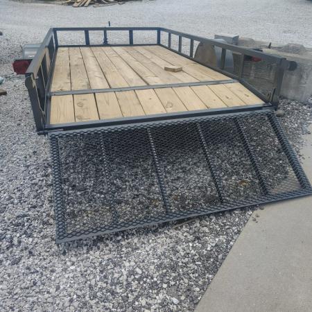 New 2026 WD Trailers 77X12 SA Utility Trailer, straight deck with 48" gate, or 2' dovetail with 30" gate, 3.5k axle, **ECONO SERIES** Utility Trailer