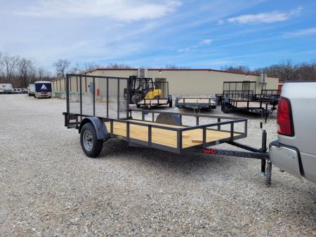 New 2026 WD Trailers 77X12 SA Utility Trailer, straight deck with 48  gate, 35k axle, **ECONO SERIES**