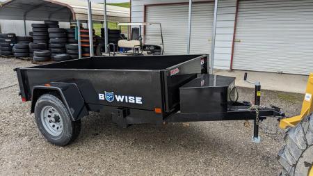 New 2026 BWise 5x8 Lo Pro Dump Trailer w/ 2  Coupler