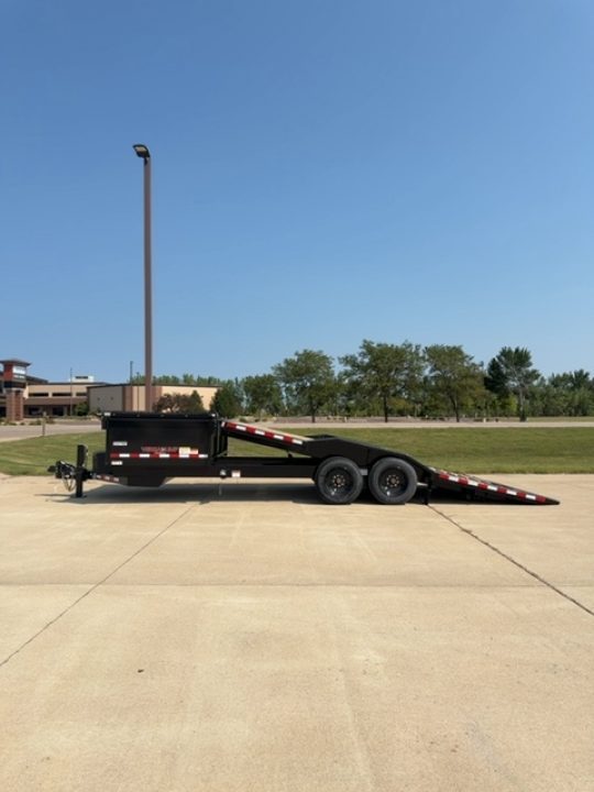 New 2026 Midsota 23ft tilt bed dump trailer 17,600 GVWR