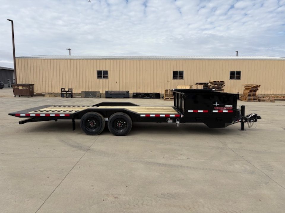 New 2026 Midsota 23ft tilt bed dump trailer 17,600 GVWR