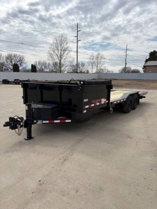 New 2026 Midsota 23ft tilt bed dump trailer 17,600 GVWR