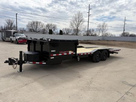 New 2026 Midsota 23ft tilt bed dump trailer 17,600 GVWR