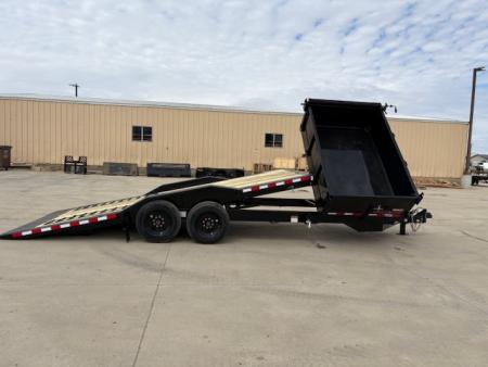 New 2026 Midsota 23ft tilt bed dump trailer 17,600 GVWR