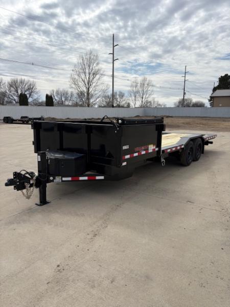 New 2026 Midsota 23ft tilt bed dump trailer 17,600 GVWR