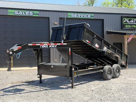New 2026 Trail Maxx 83X16 14K GVWR GOOSENECK Dump Trailer