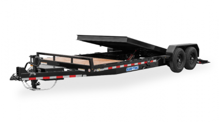 New 2025 SURE-TRAC 7 x 22 (18+4) Tilt Bed Equipment 14K