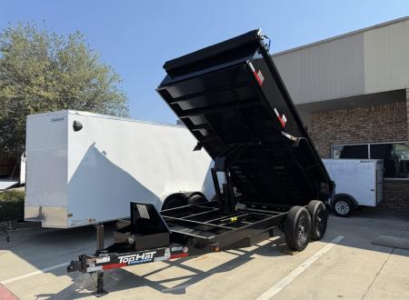 New 2026 Top Hat Trailers DE14X83X2 Dump Trailer