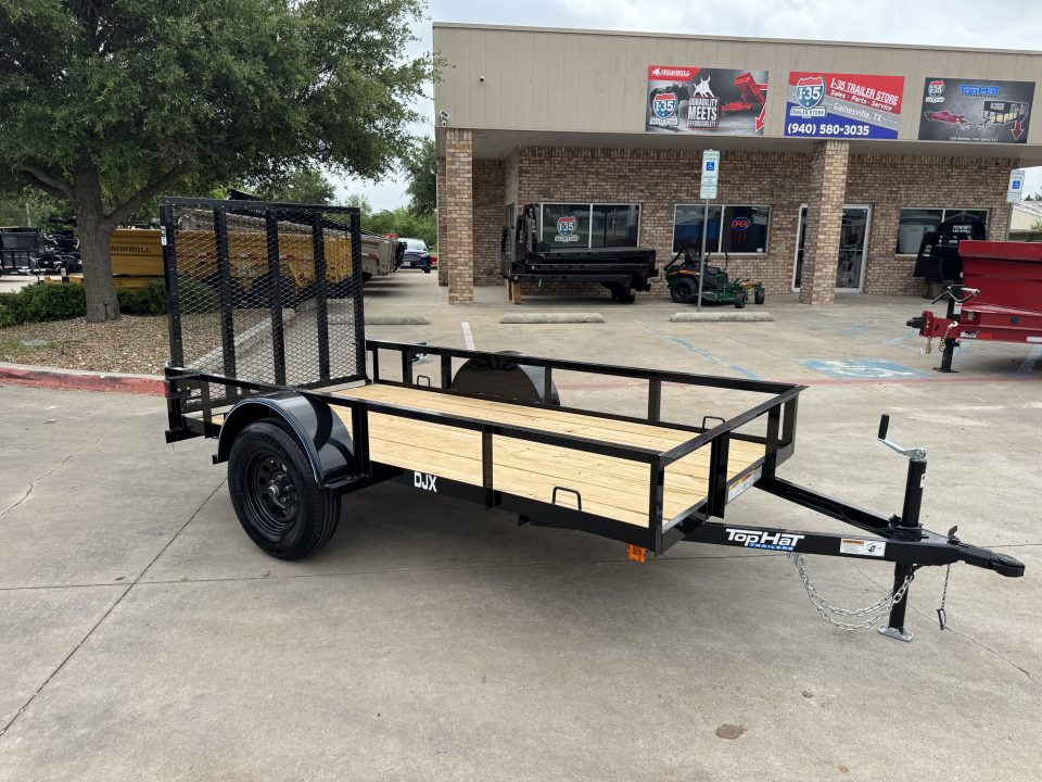 New 2026 Top Hat DJX-10X60 Utility Trailer