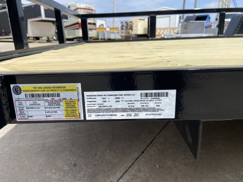 New Sure-Trac 7X12 TUBE TOP UTILITY