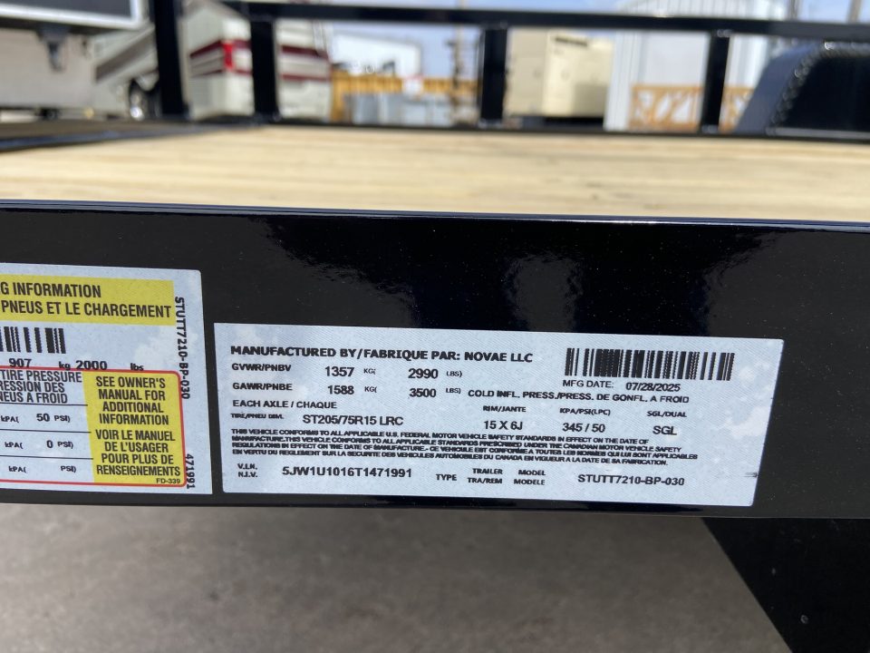 New Sure-Trac 6X10 TUBE TOP UTILITY 3K