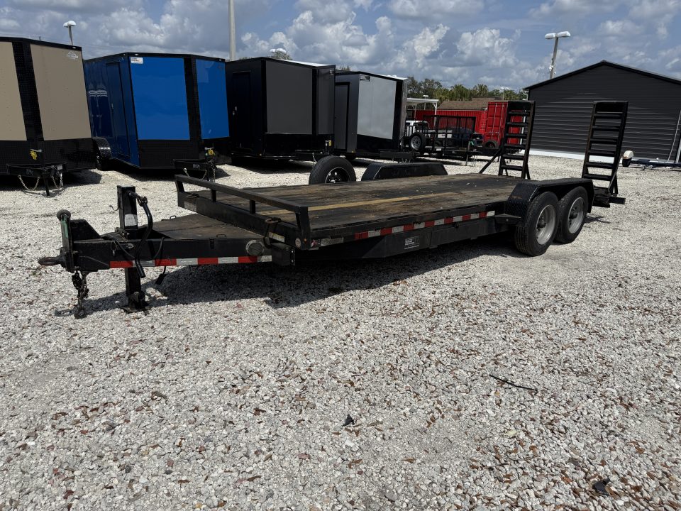 Used 2021 Sure-Trac 7x18+2 16K Equipment Trailer