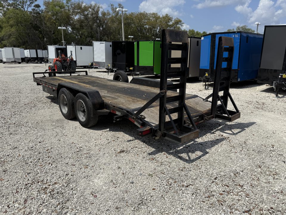 Used 2021 Sure-Trac 7x18+2 16K Equipment Trailer