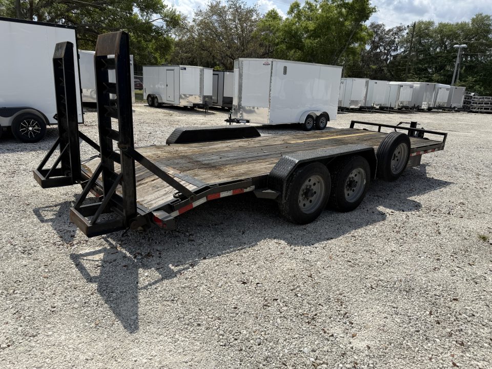 Used 2021 Sure-Trac 7x18+2 16K Equipment Trailer