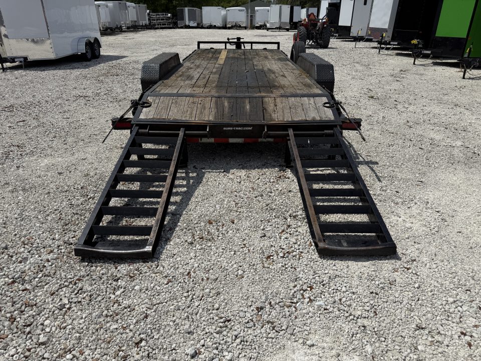 Used 2021 Sure-Trac 7x18+2 16K Equipment Trailer