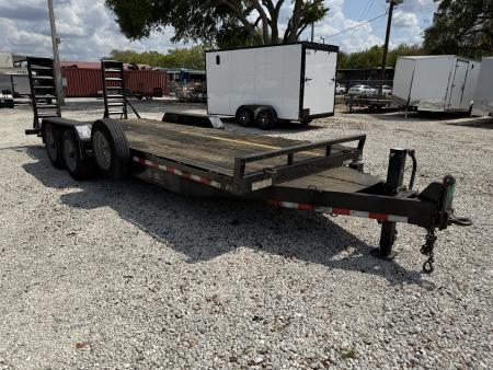 Used 2021 Sure-Trac 7x18+2 16K Equipment Trailer