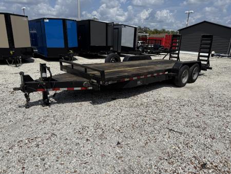 Used 2021 Sure-Trac 7x18+2 16K Equipment Trailer