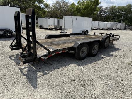 Used 2021 Sure-Trac 7x18+2 16K Equipment Trailer