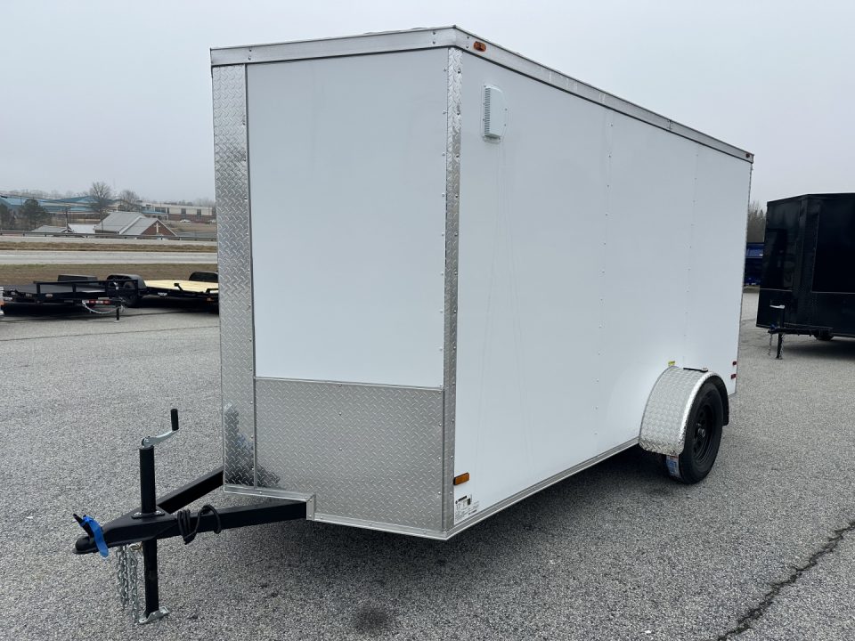 New 2026 6X12 SINGLE AXLE ENCLOSED TRAILER