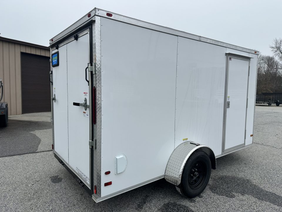 New 2026 6X12 SINGLE AXLE ENCLOSED TRAILER