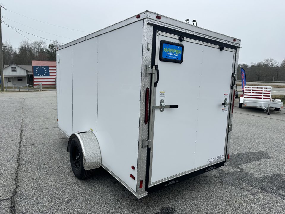 New 2026 6X12 SINGLE AXLE ENCLOSED TRAILER