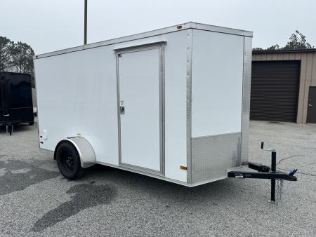 New 2026 6X12 SINGLE AXLE ENCLOSED TRAILER