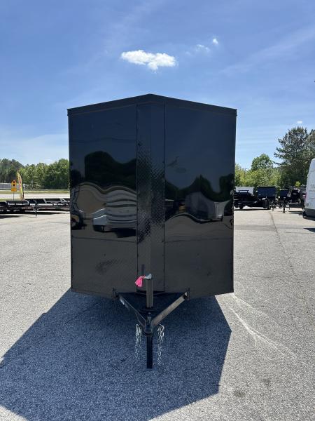 New 2026 6X12 SINGLE AXLE ENCLOSED TRAILER WITH BLACKOUT PACKAGE