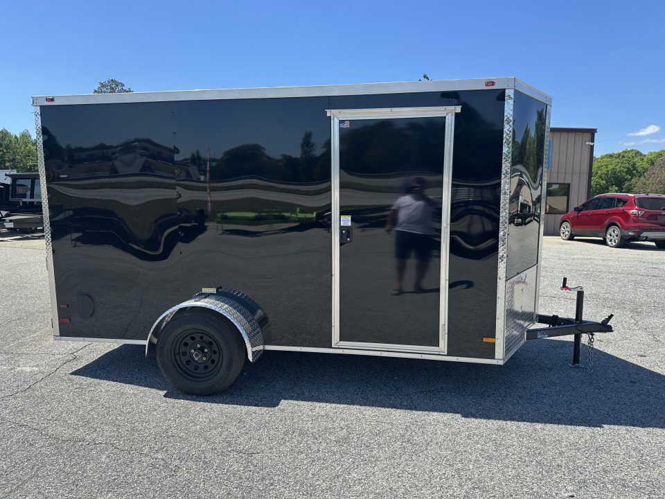 New 2026 6X12 SINGLE AXLE ENCLOSED TRAILER