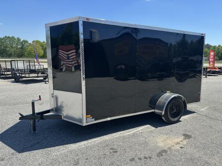 New 2026 6X12 SINGLE AXLE ENCLOSED TRAILER