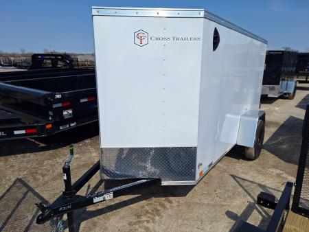 New 2026 Cross Trailers 5x10 Cargo / Enclosed Trailer W Ramp Door and Side Door