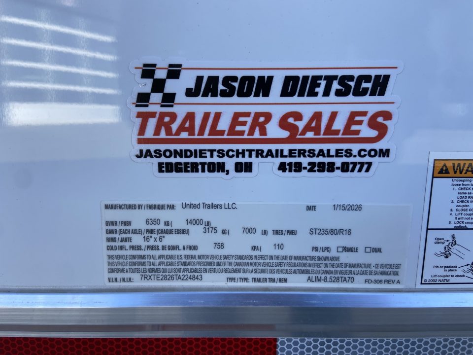 New United ALIM-8.528 Car Trailer