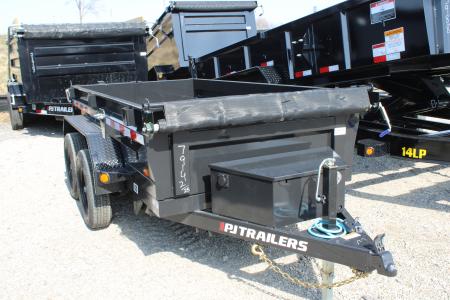 New 2026 PJ Trailers 5X10 7K GVWR STOCK ID 52273 Dump Trailer