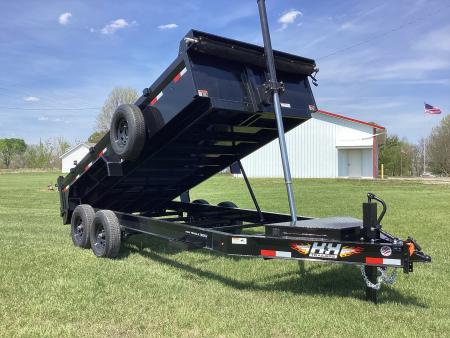 New 2026 H&H Trailers 83x16 Telescopic I-Beam Dump Trailer, 14K Dump Trailer