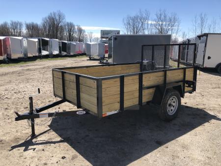 New 2026 6.4 X 10 HIGH SIDE AMO Trailer Landscape Trailer