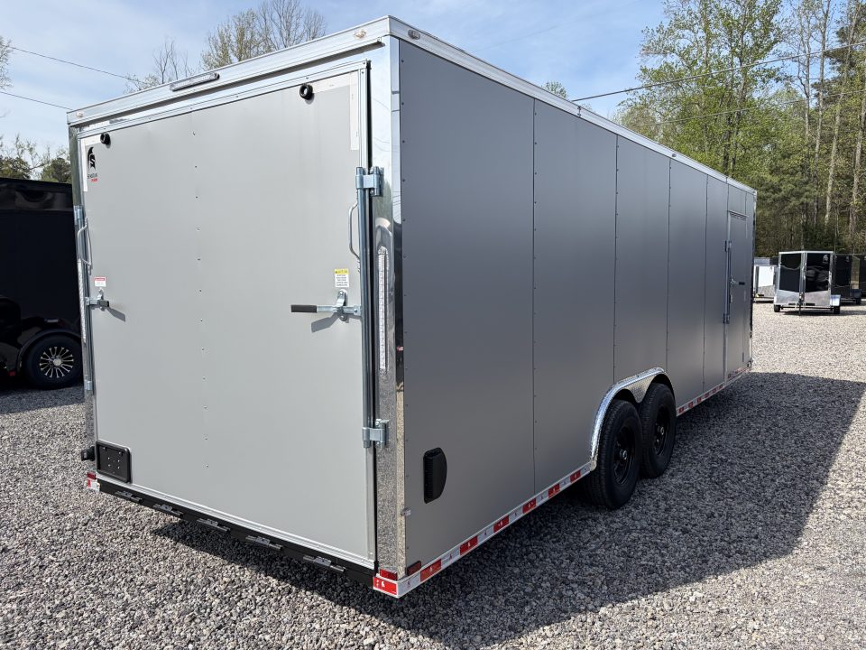 New 2026 Spartan Cargo 8.5x24 Enclosed Trailer, PolyCor, BIG PKG, 12" On Center Frame, 14K GVWR, 60" Triple Tube Tongue, 7' Interior, Heavy Duty Rear Ramp Door